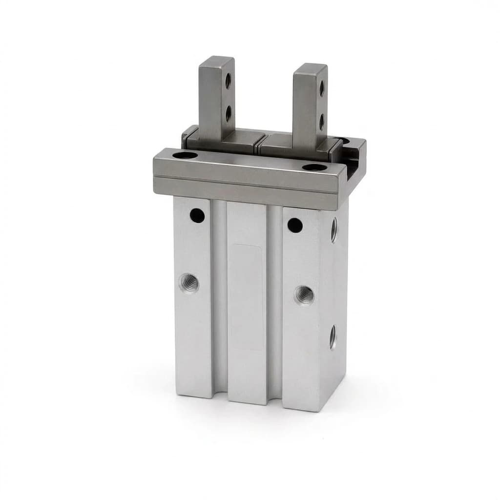 CNC machine tending dual magnetic gripper for automated lathe loading