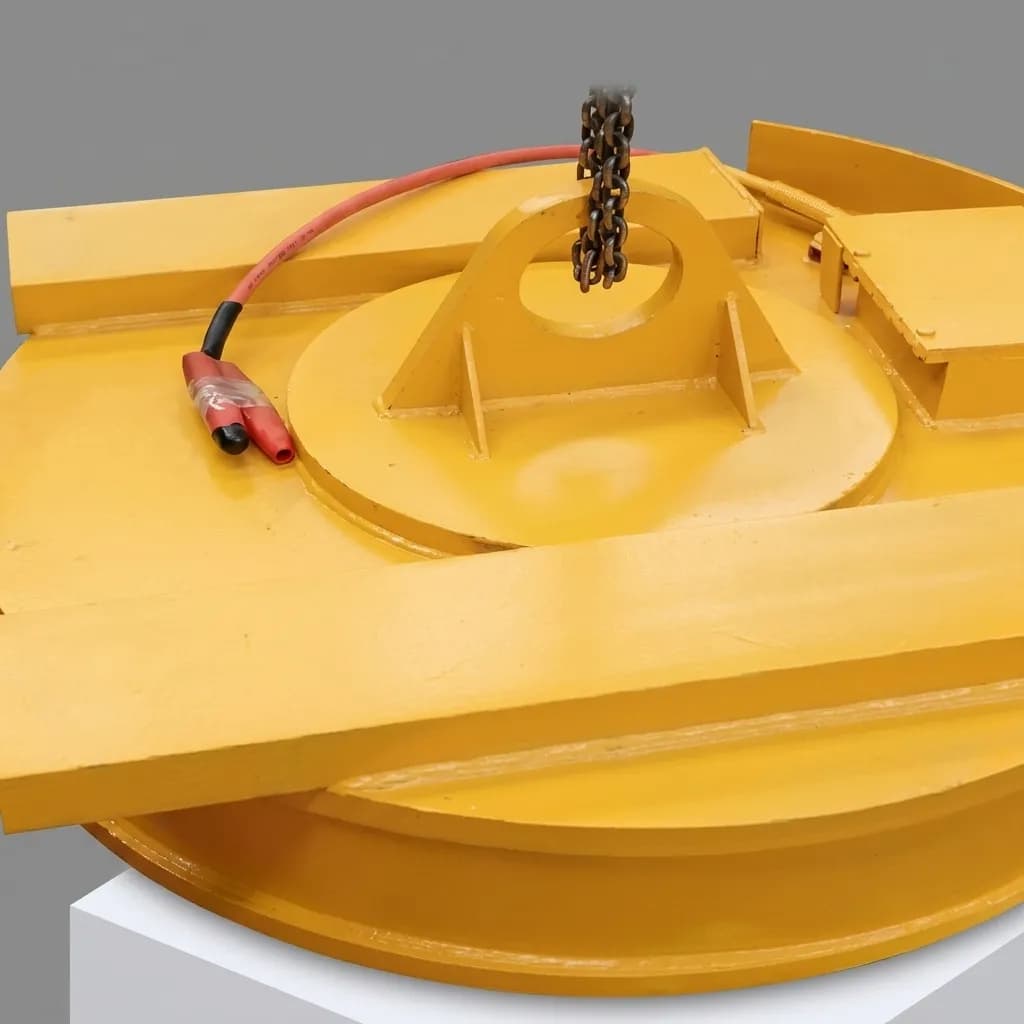 Magnetic gripper module for electrically controlled automation