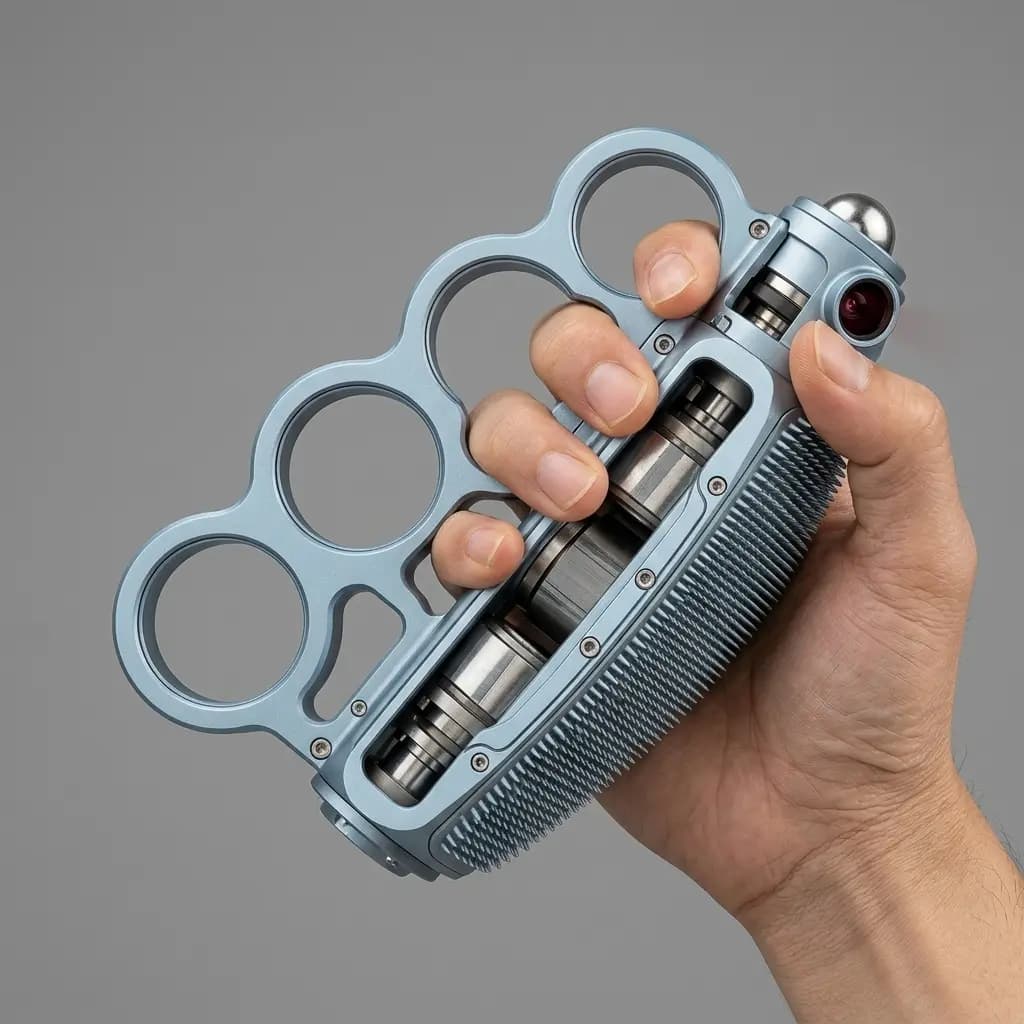 Industrial robot magnetic gripper end effector for autonomous machine tending systems