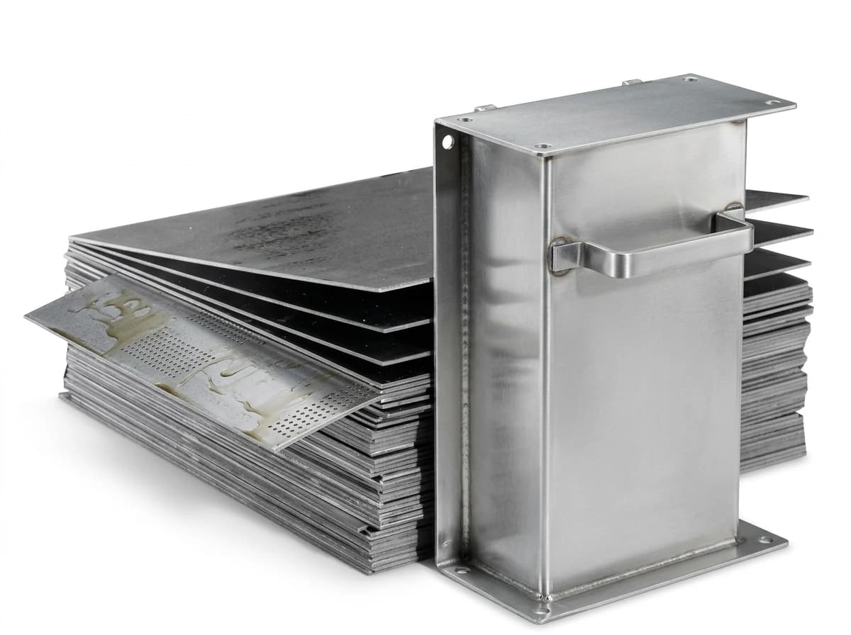 Corrosion-resistant welded stainless steel magnetic sheet separator for oily perforated sheets